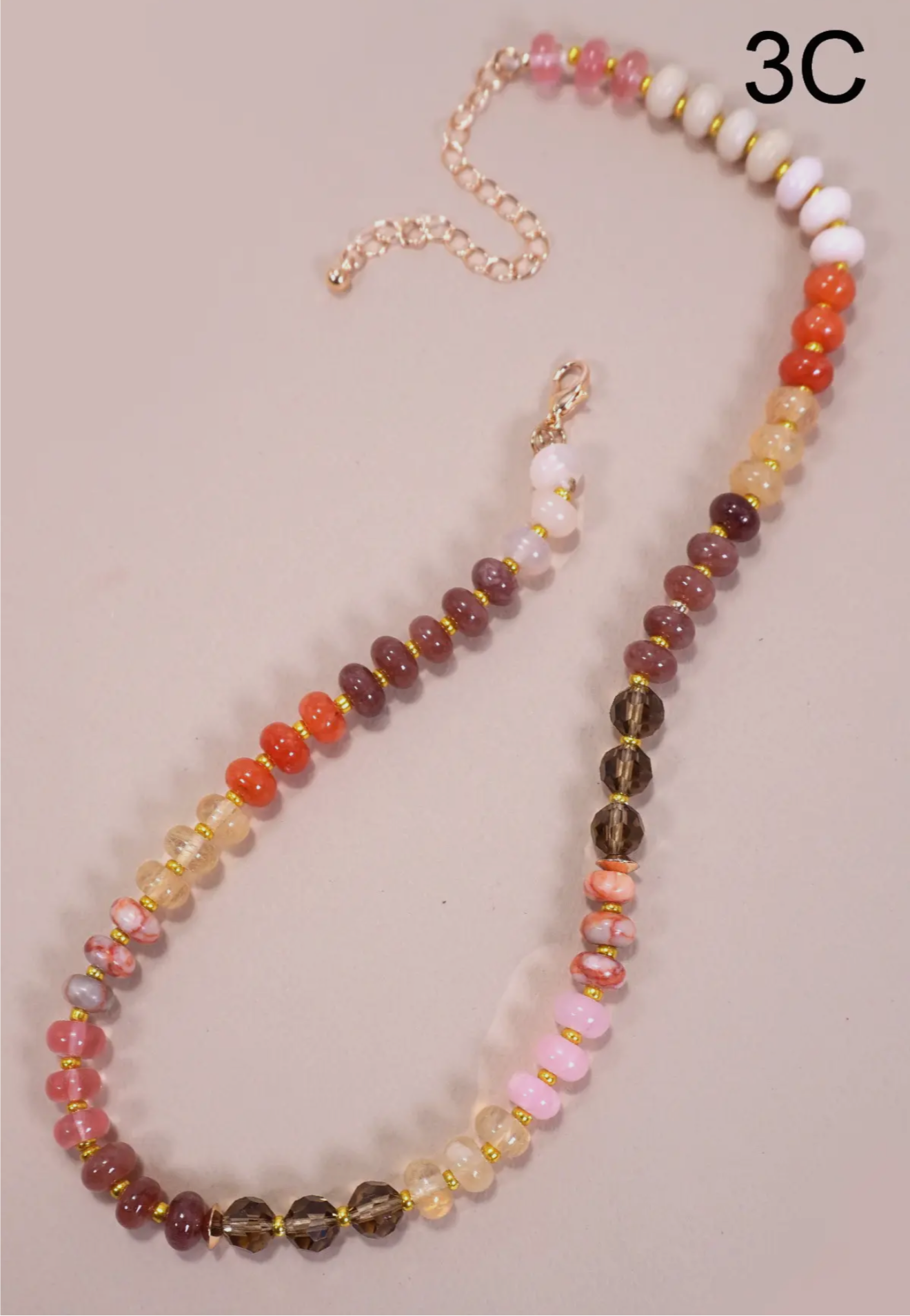 All things cute necklace- BROWN