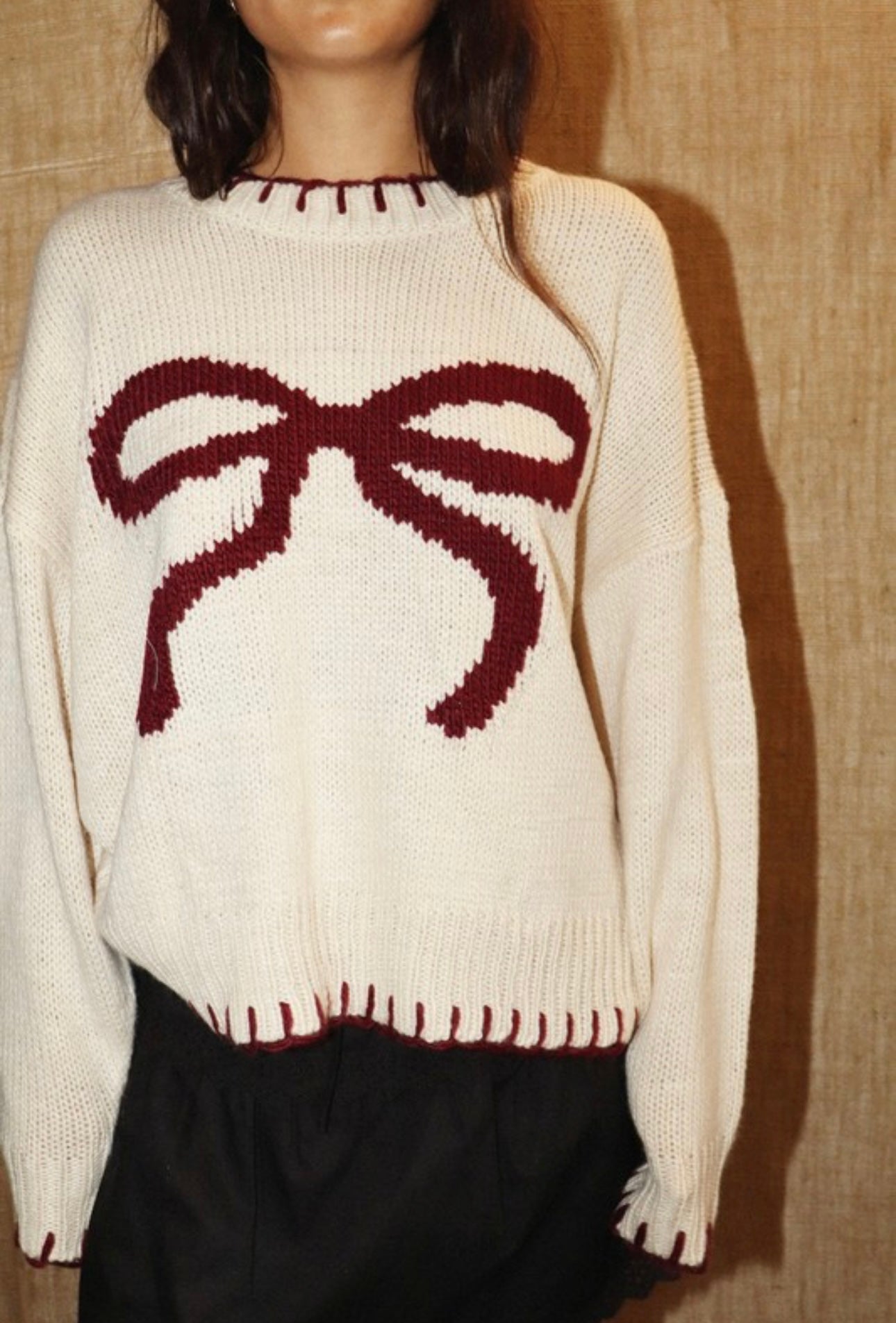 Kallie bow sweater