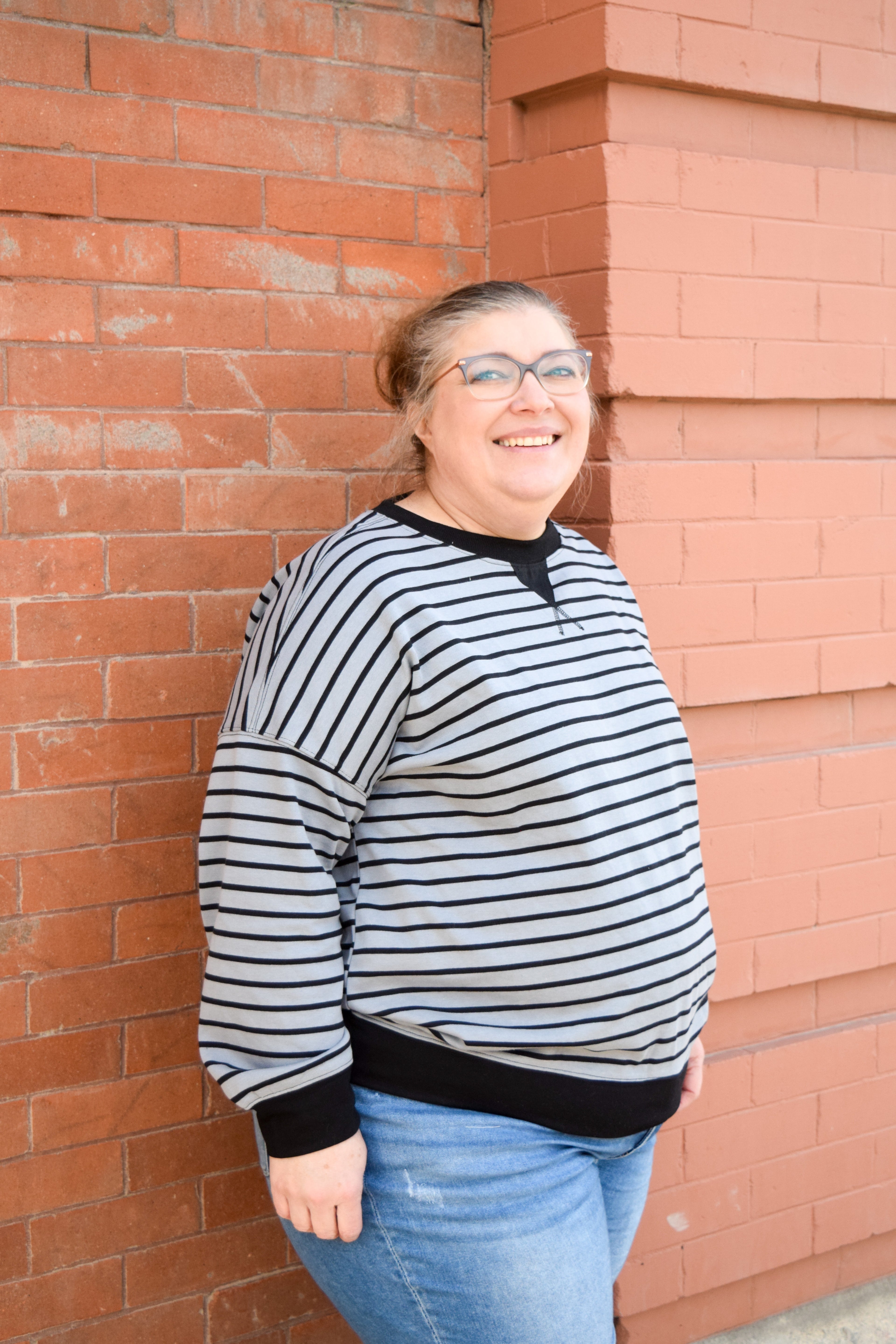 Stella stripped crewneck