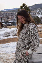 Katie leopard print lounge set