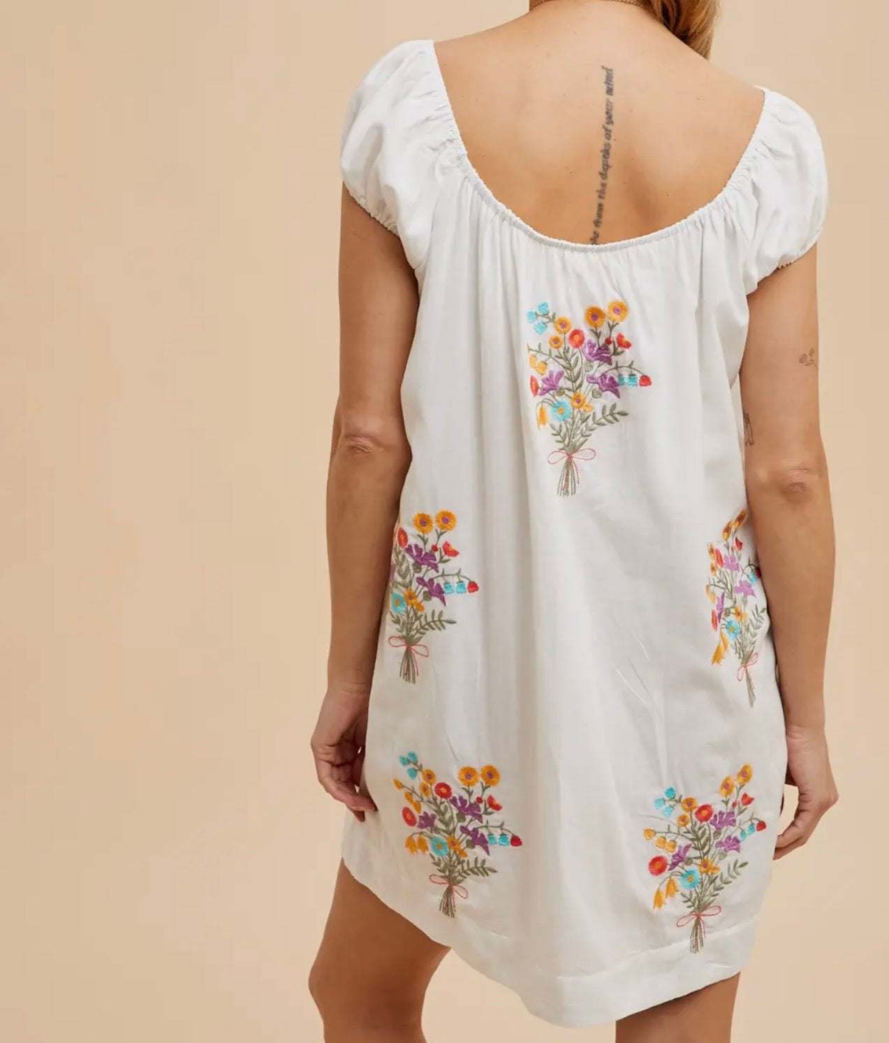 Wildflower whimsy mini dress