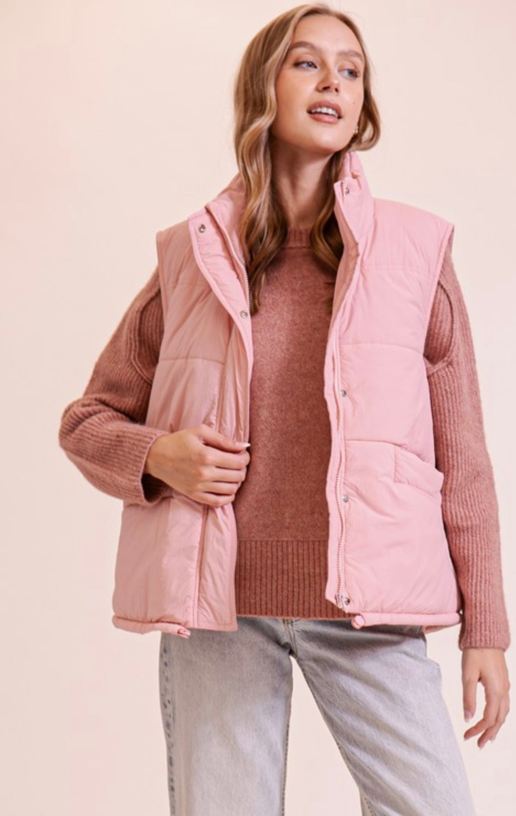 Sally padded vest