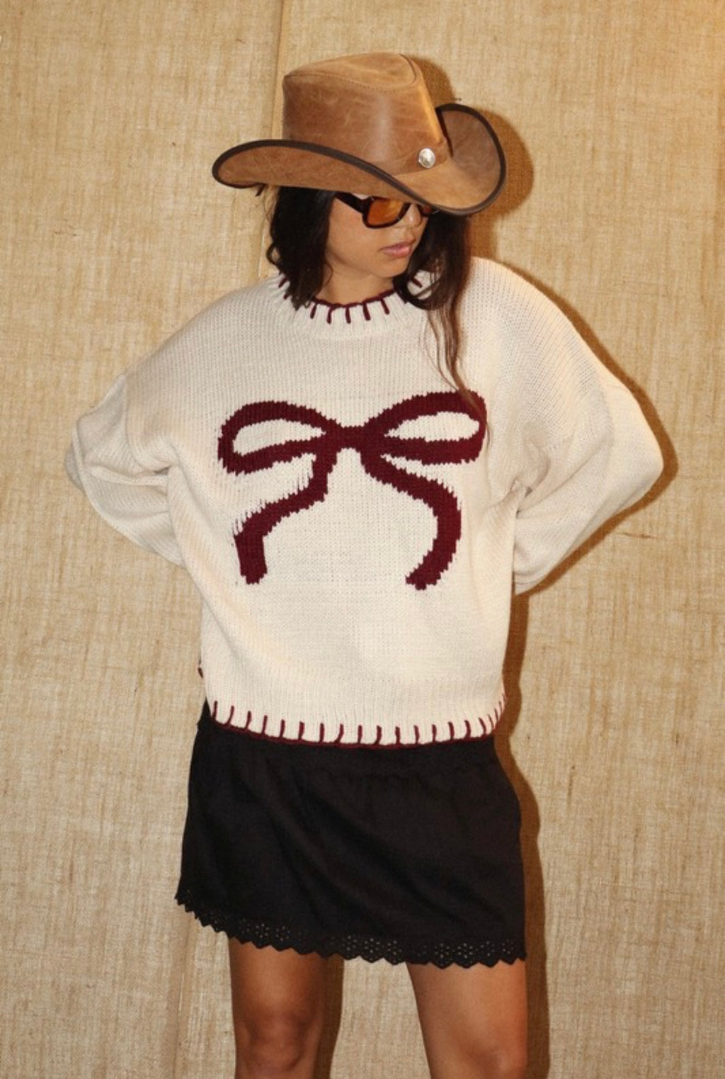 Kallie bow sweater