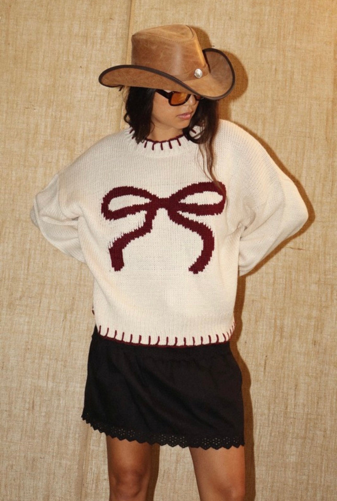 Kallie bow sweater