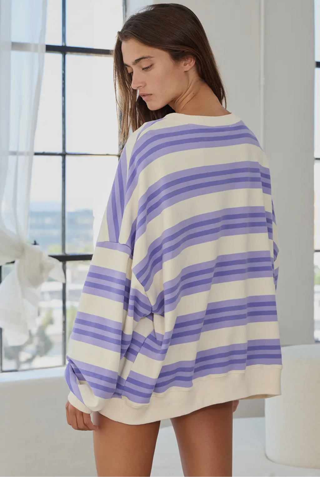 Lavender breeze crewneck