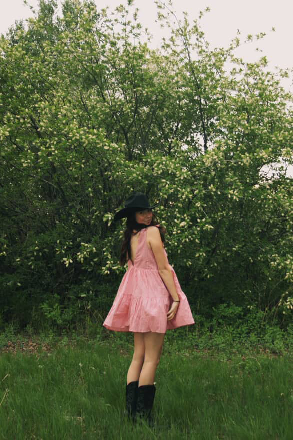 Strawberry fields mini dress