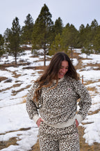 Katie leopard print lounge set