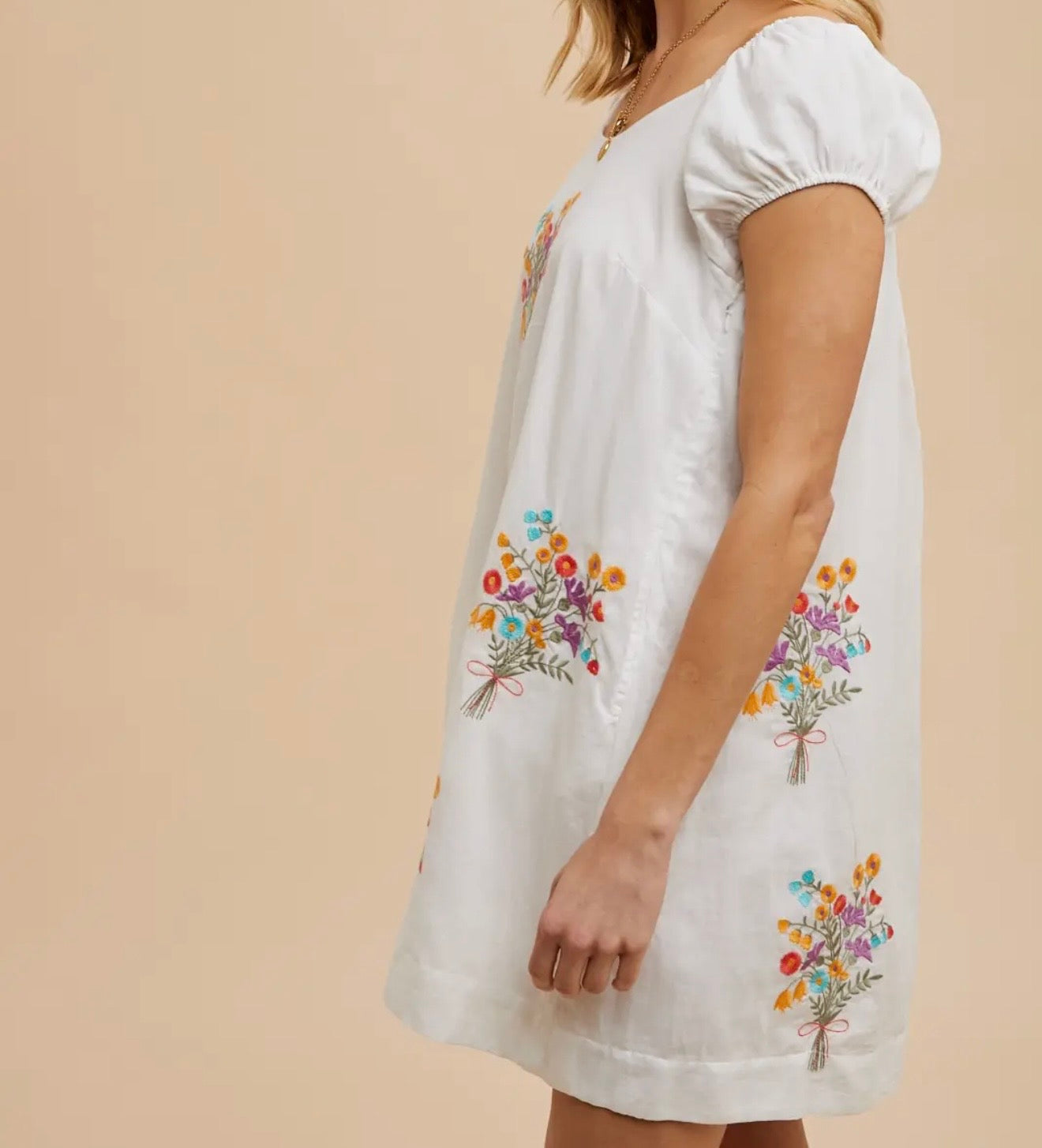 Wildflower whimsy mini dress