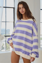 Lavender breeze crewneck