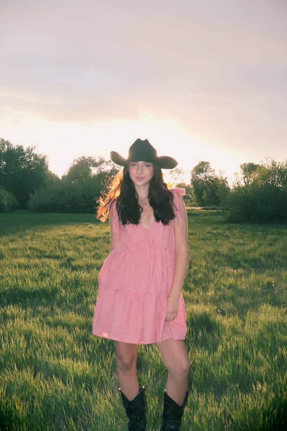 Strawberry fields mini dress