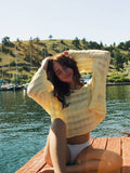 Lemon drop sweater