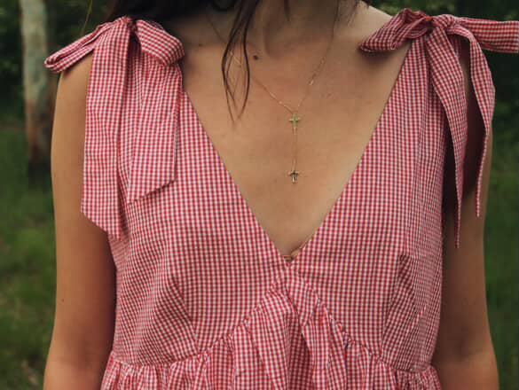 Strawberry fields mini dress