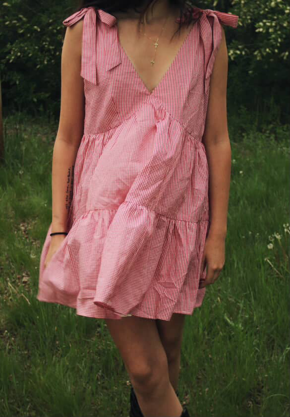 Strawberry fields mini dress