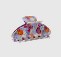Painted petals claw clip
