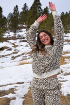 Katie leopard print lounge set