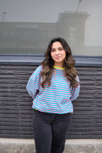 Sarah stripped crewneck