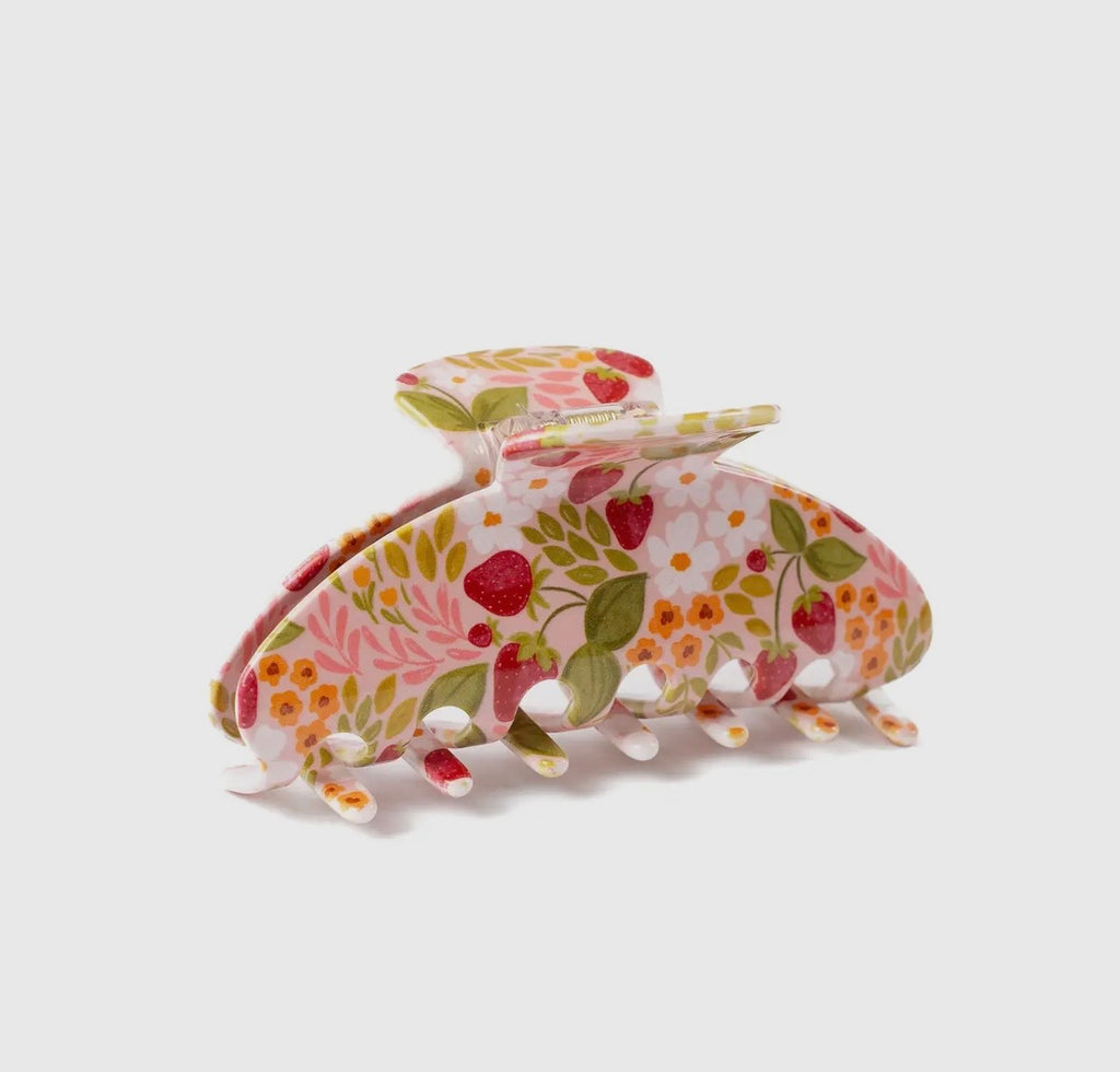 Berry Blossoms claw clips