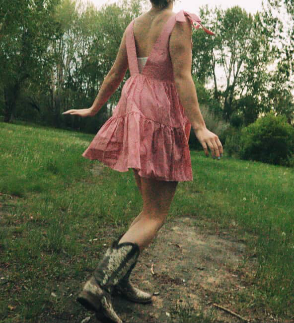 Strawberry fields mini dress