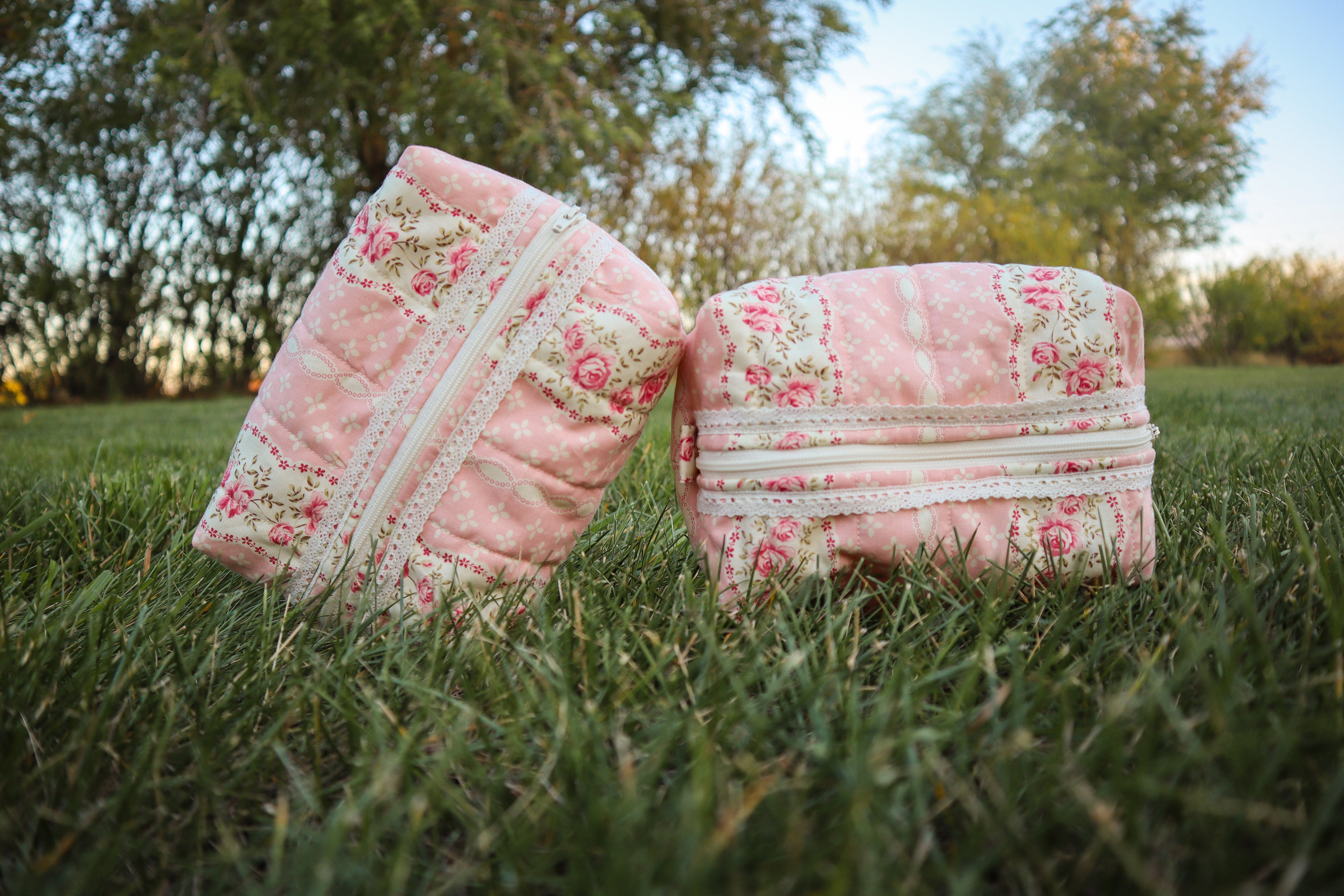 Blush Bloom Makeup bag