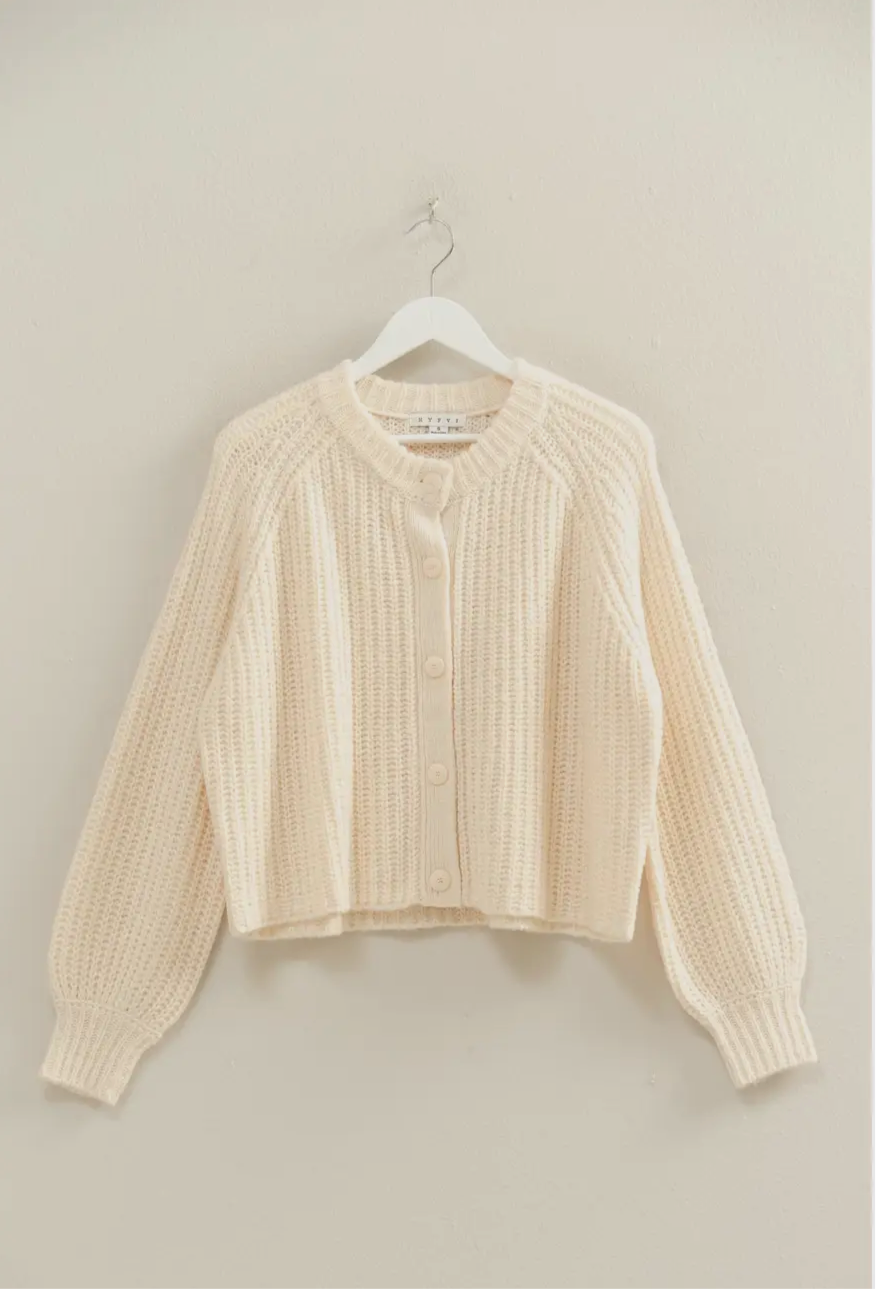 Vanilla latte cardigan