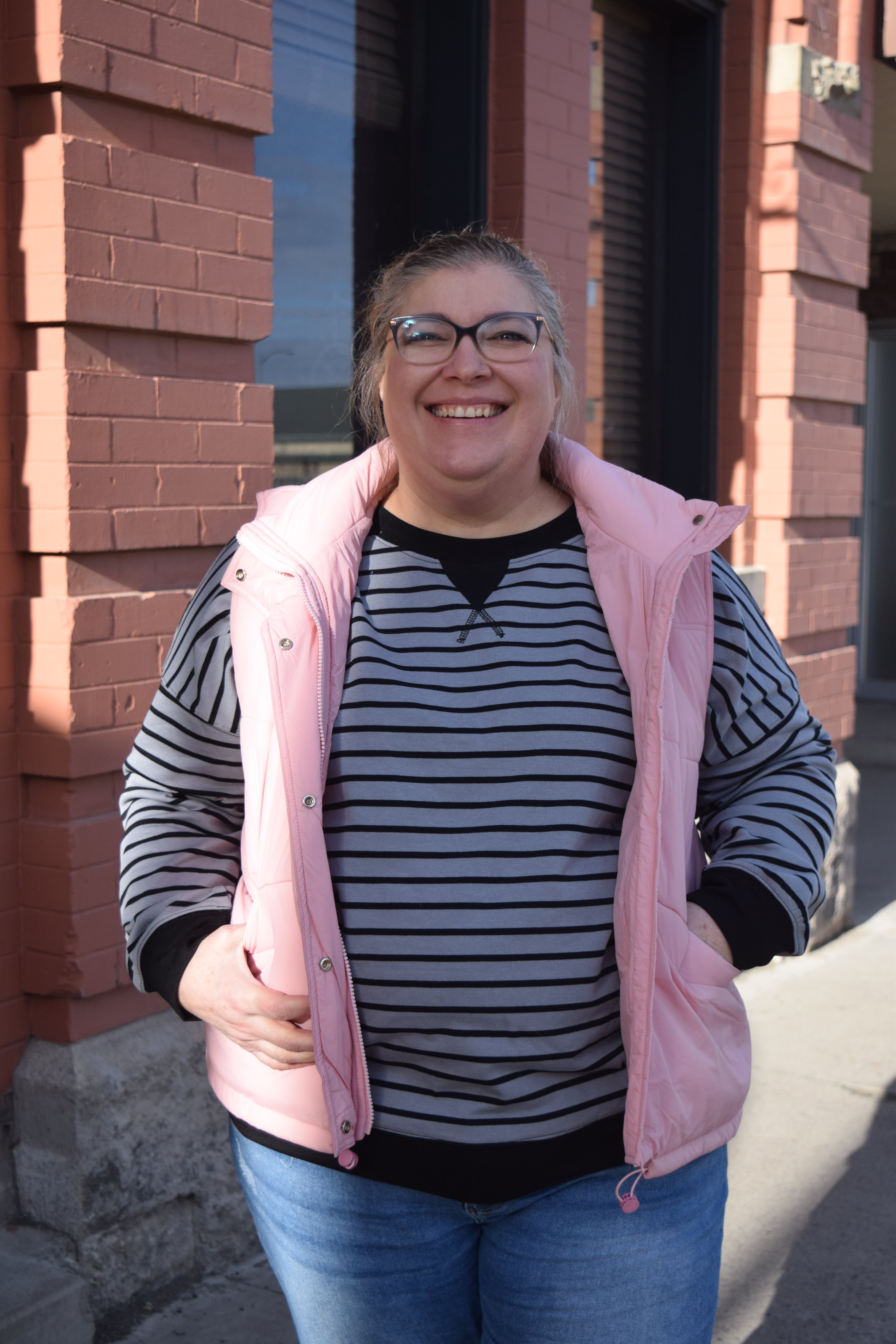 Sally padded vest
