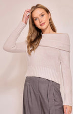 Grey Haze Slouch Sweater