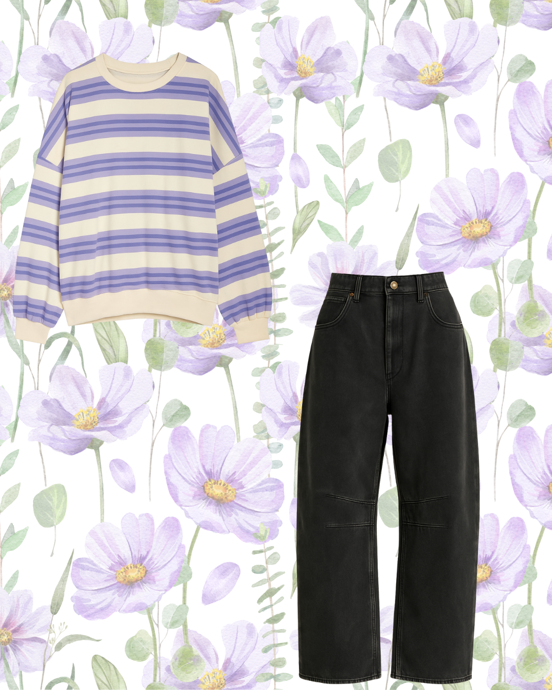 Lavender breeze crewneck