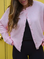 Piper cardigan- LIGHT PINK