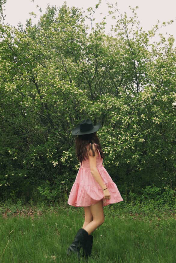 Strawberry fields mini dress