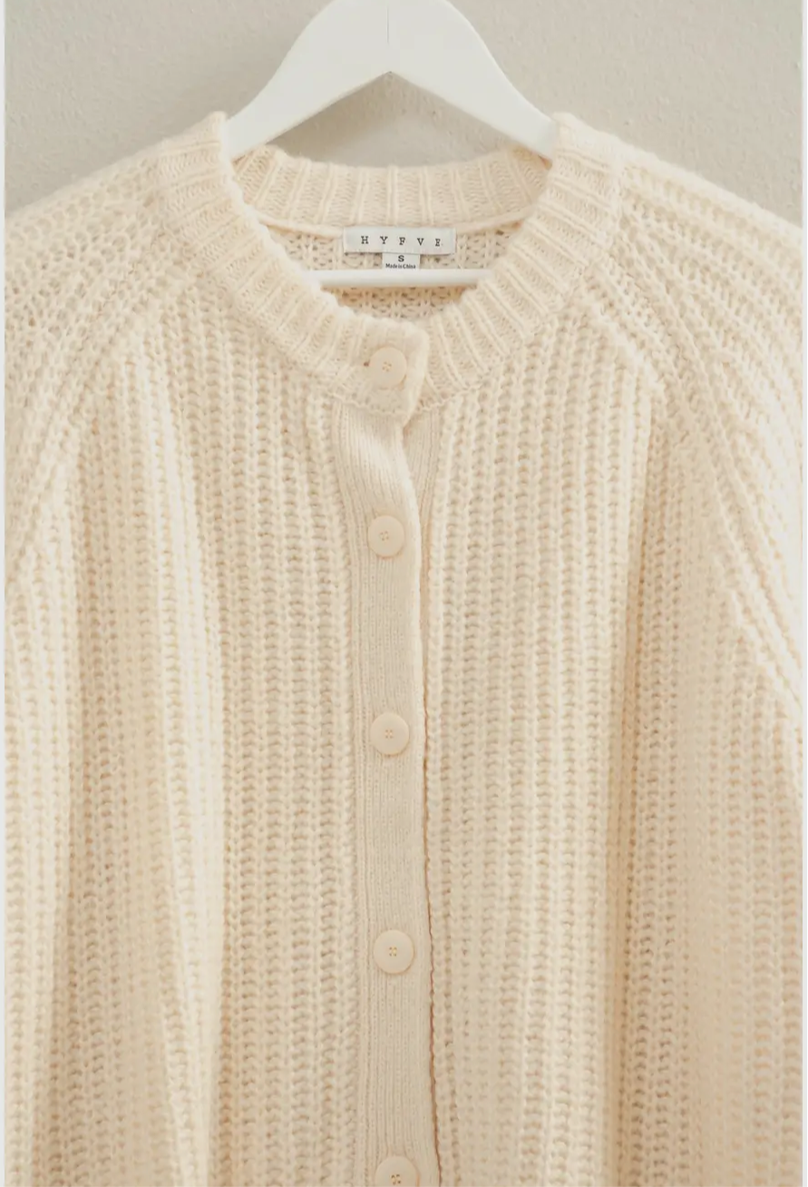 Vanilla latte cardigan