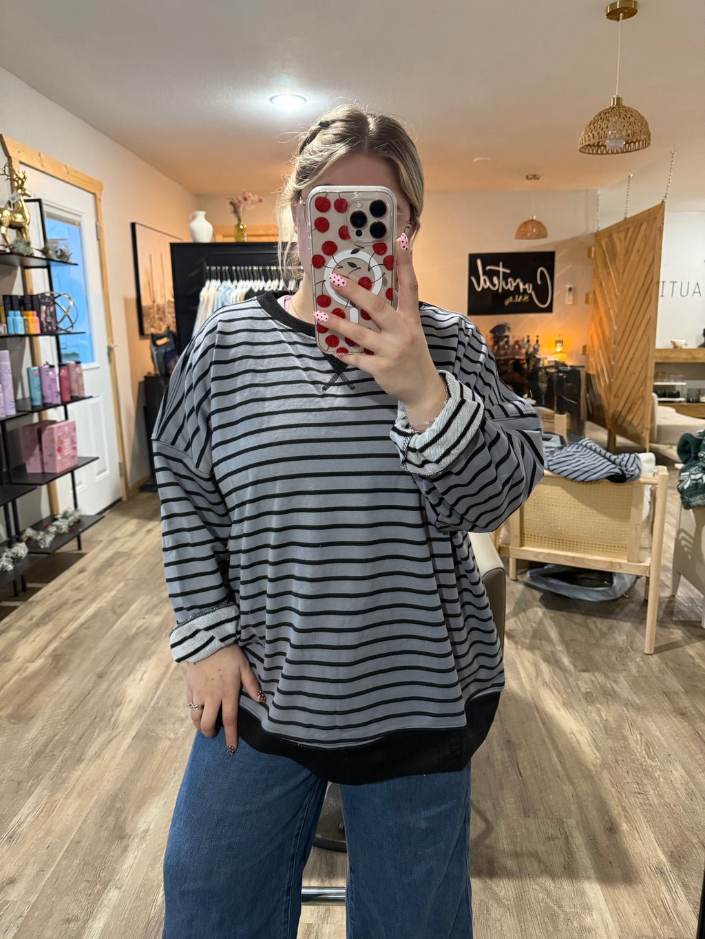 Stella stripped crewneck