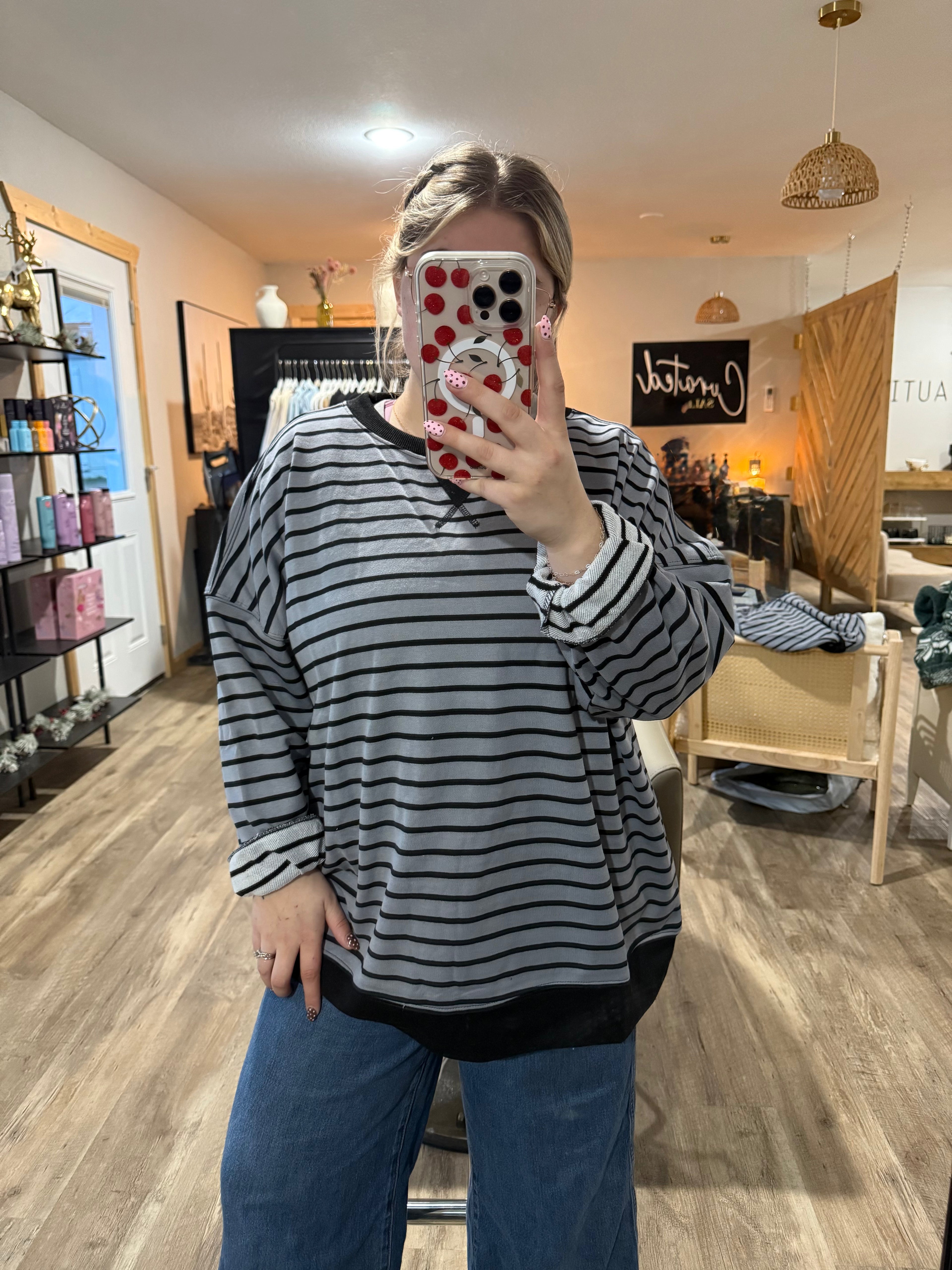 Stella stripped crewneck