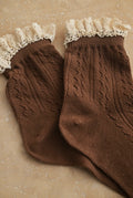 Mocha cottage socks