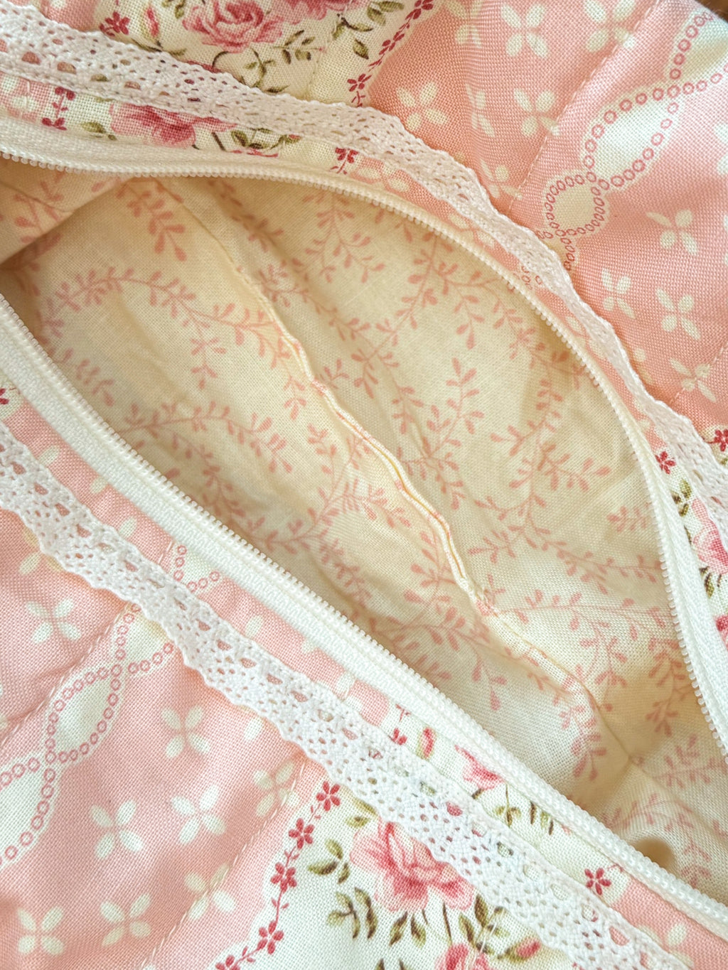 Blush Bloom Makeup bag