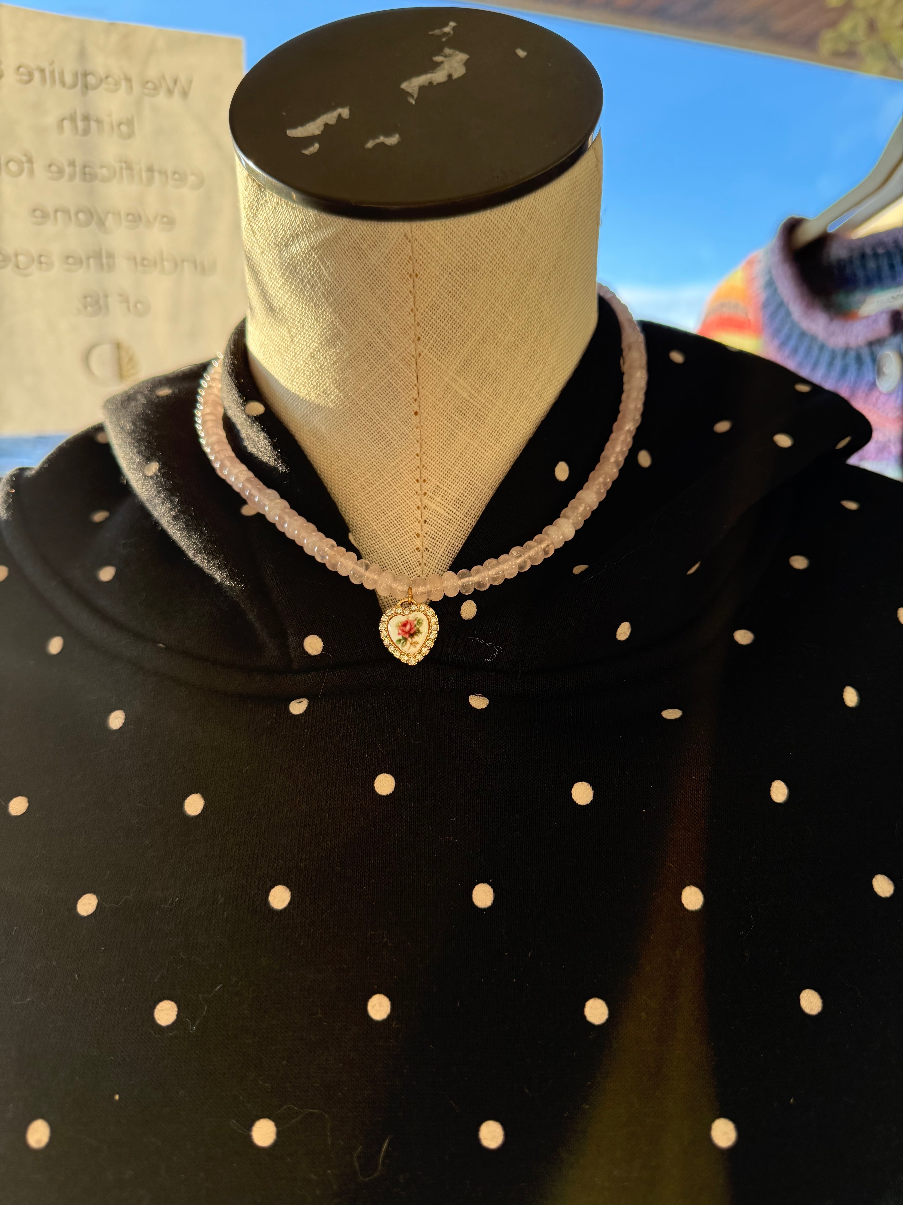 Forever Dainty Necklace- ROSE QUARTZ