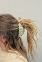 Sage Picnic claw clip